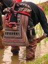Wearing their best into the muddy fields.